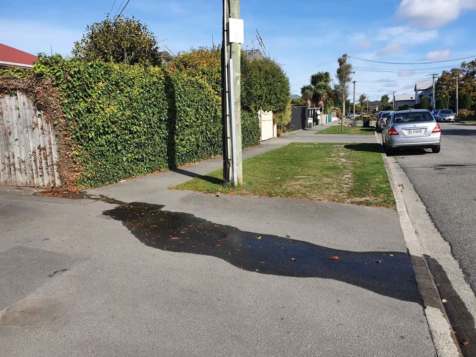 The photograph attached to this water supply report