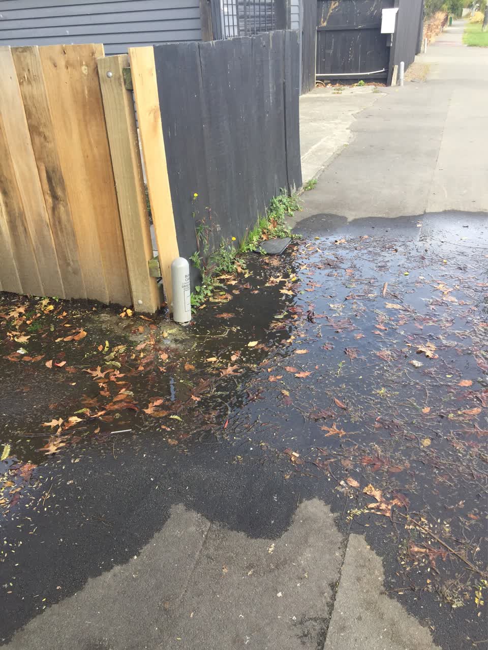 The photograph attached to this water supply report