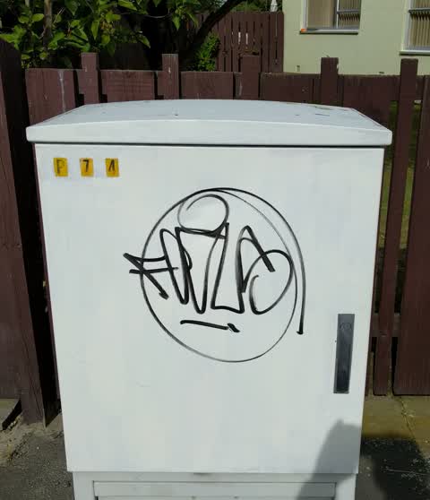 Graffiti, a report photo