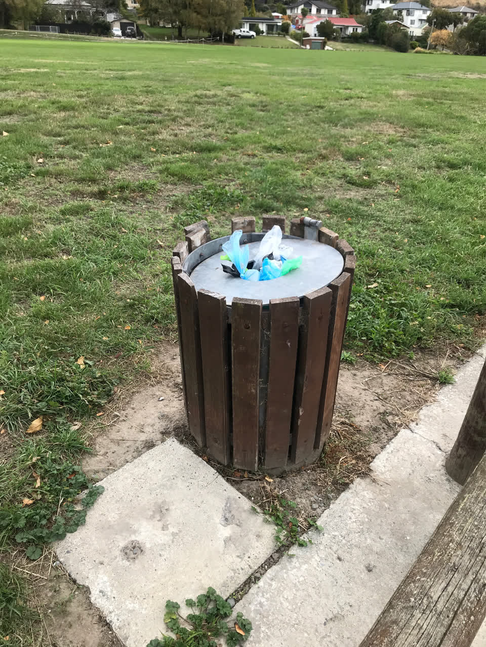 The photograph attached to this parks report