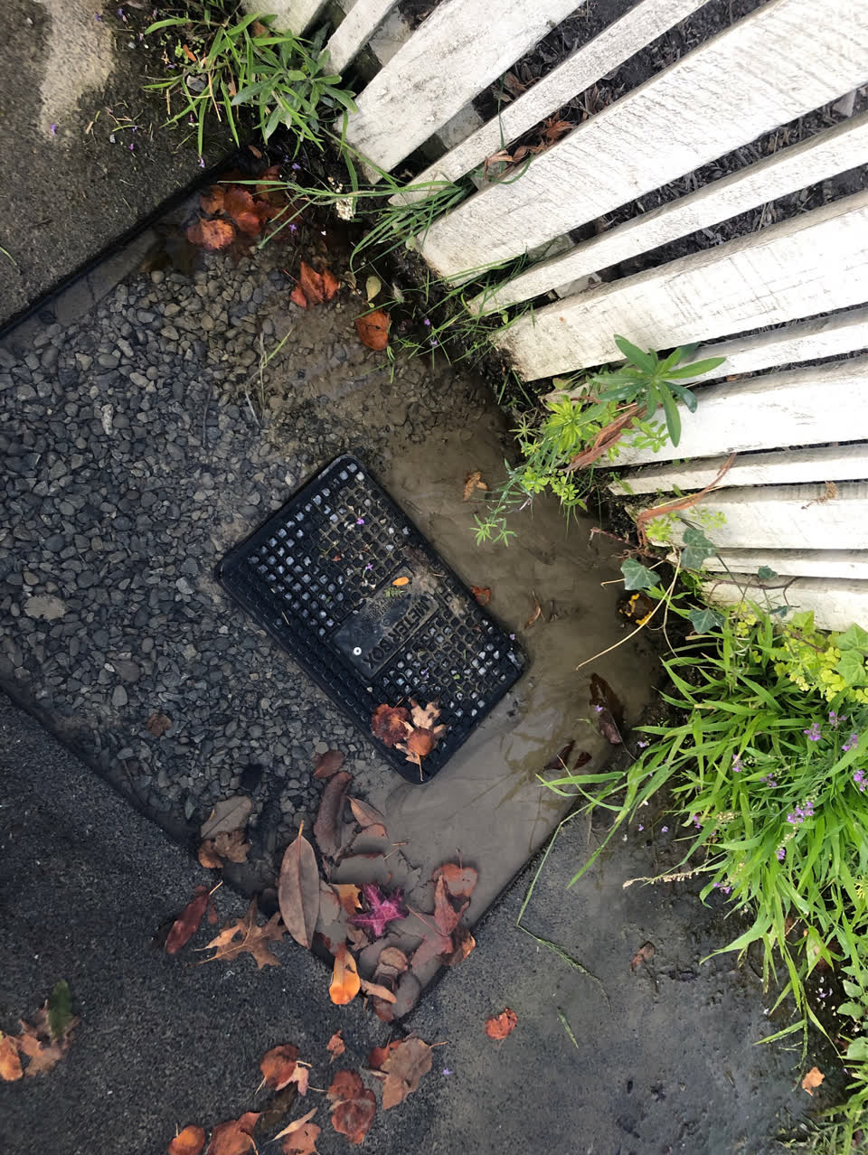 The photograph attached to this wastewater/stormwater report