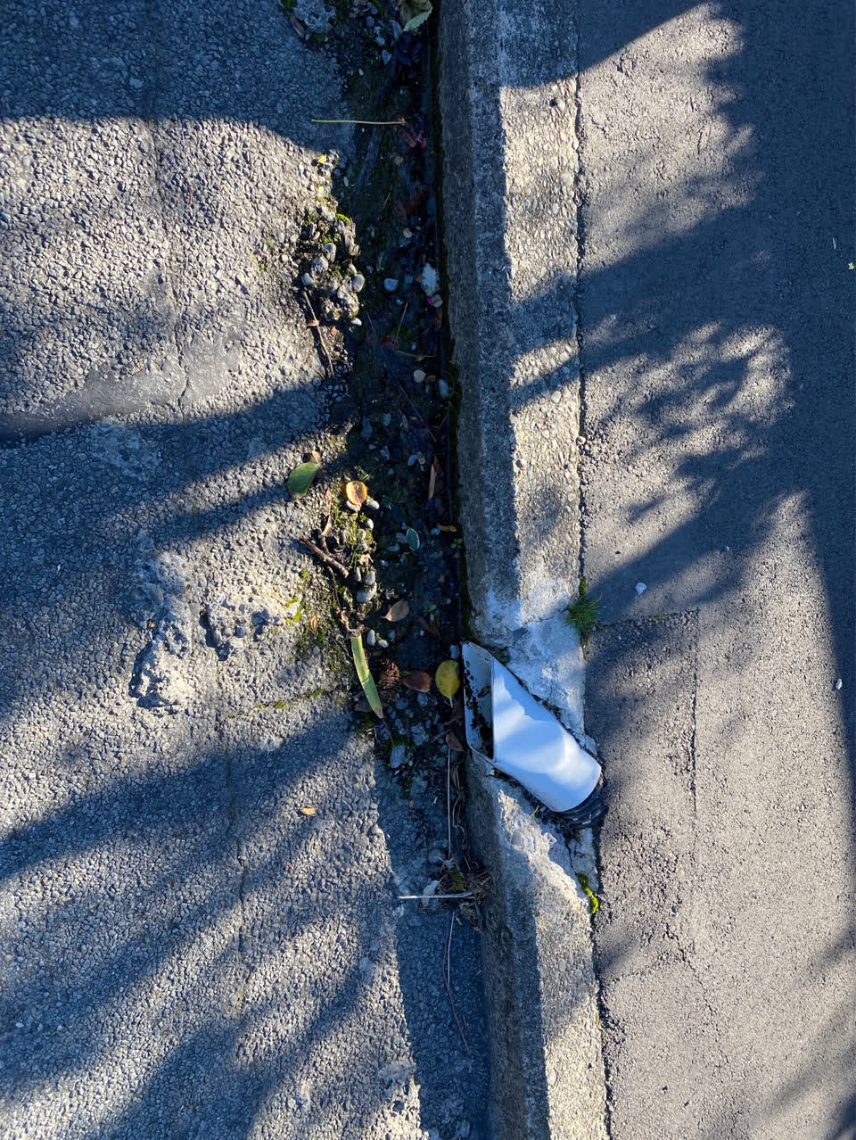 The photograph attached to this flooding report
