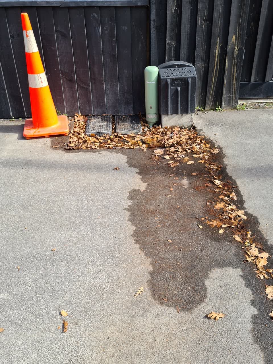 The photograph attached to this water supply report
