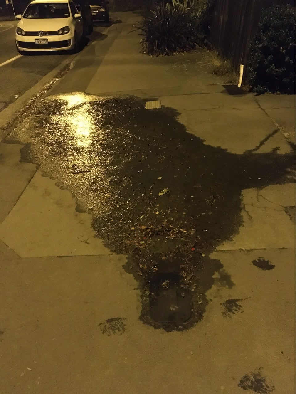 The photograph attached to this water supply report