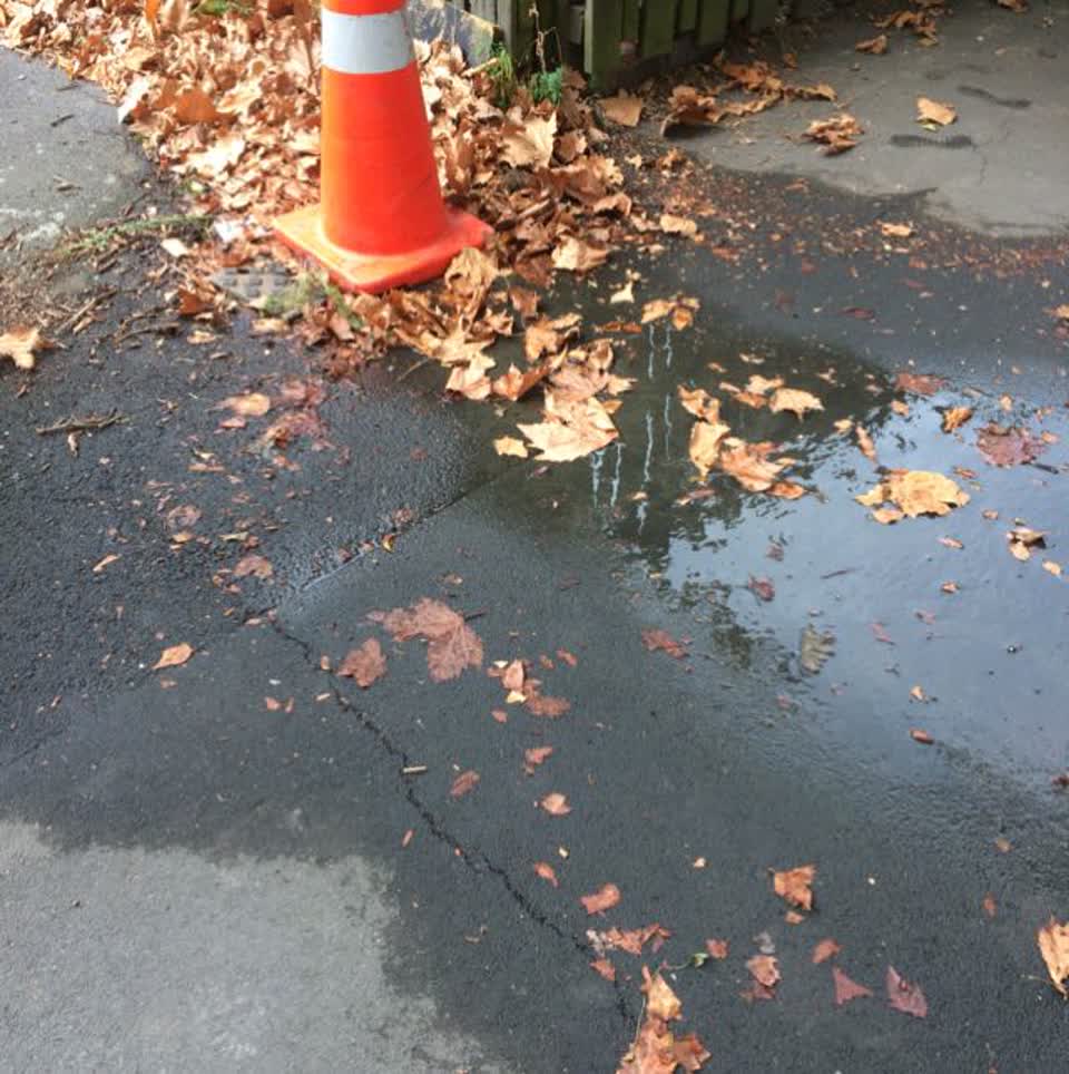 The photograph attached to this water supply report
