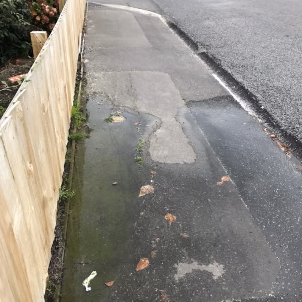 The photograph attached to this water supply report