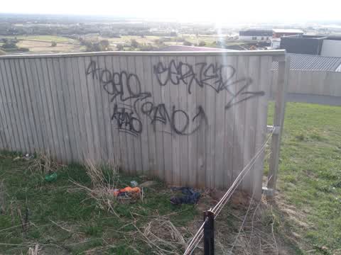 Graffiti, a report photo