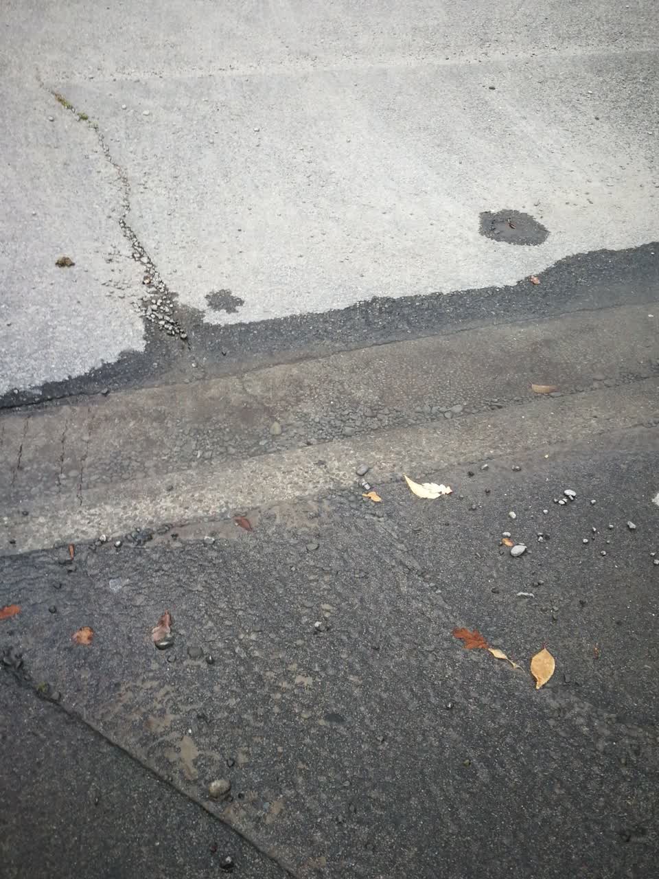 The photograph attached to this flooding report
