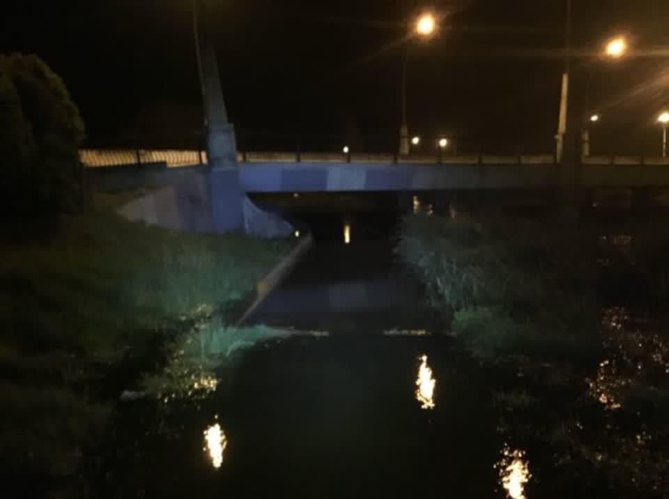 The photograph attached to this flooding report