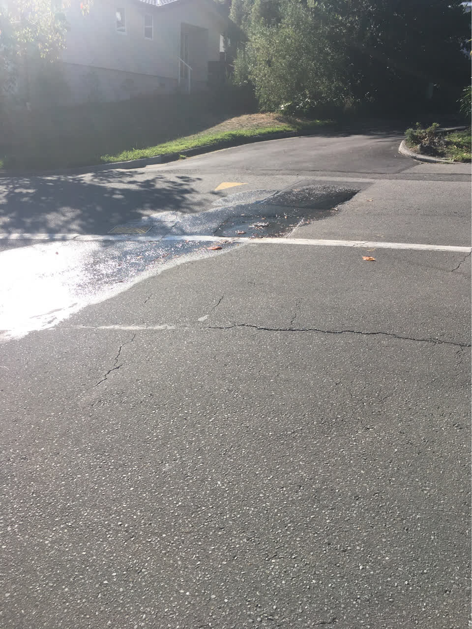 The photograph attached to this wastewater/stormwater report