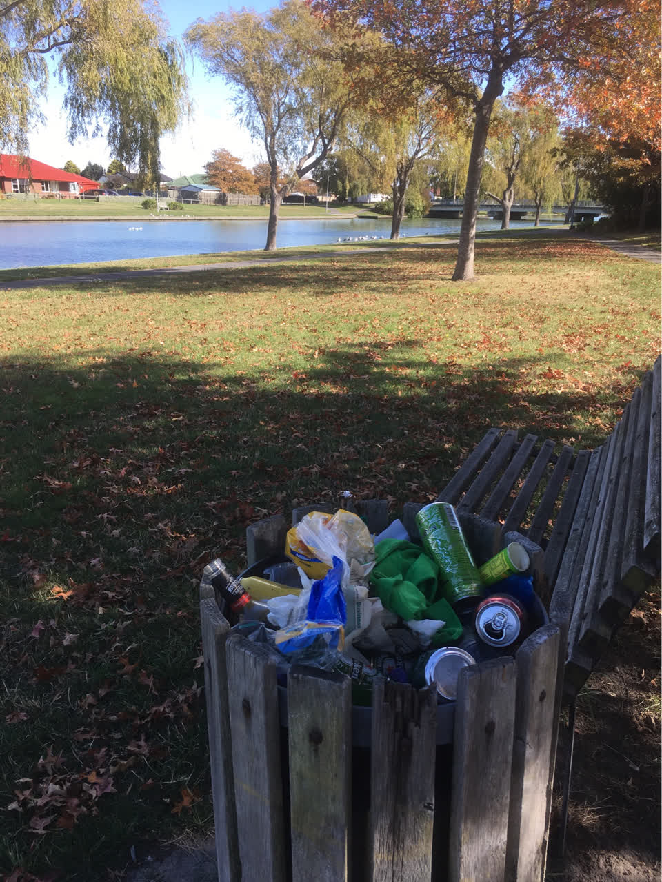 The photograph attached to this rubbish/recycling report