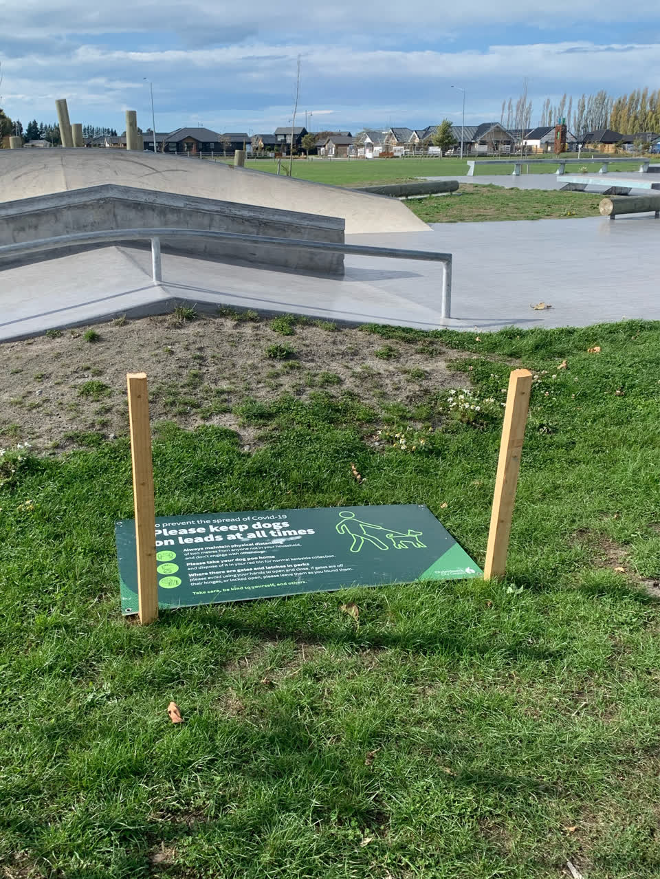 The photograph attached to this parks report