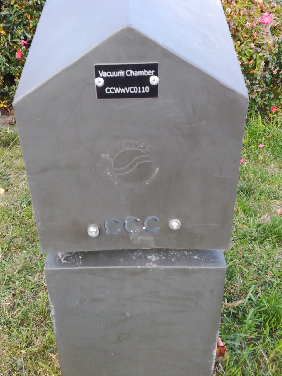 The photograph attached to this wastewater/stormwater report