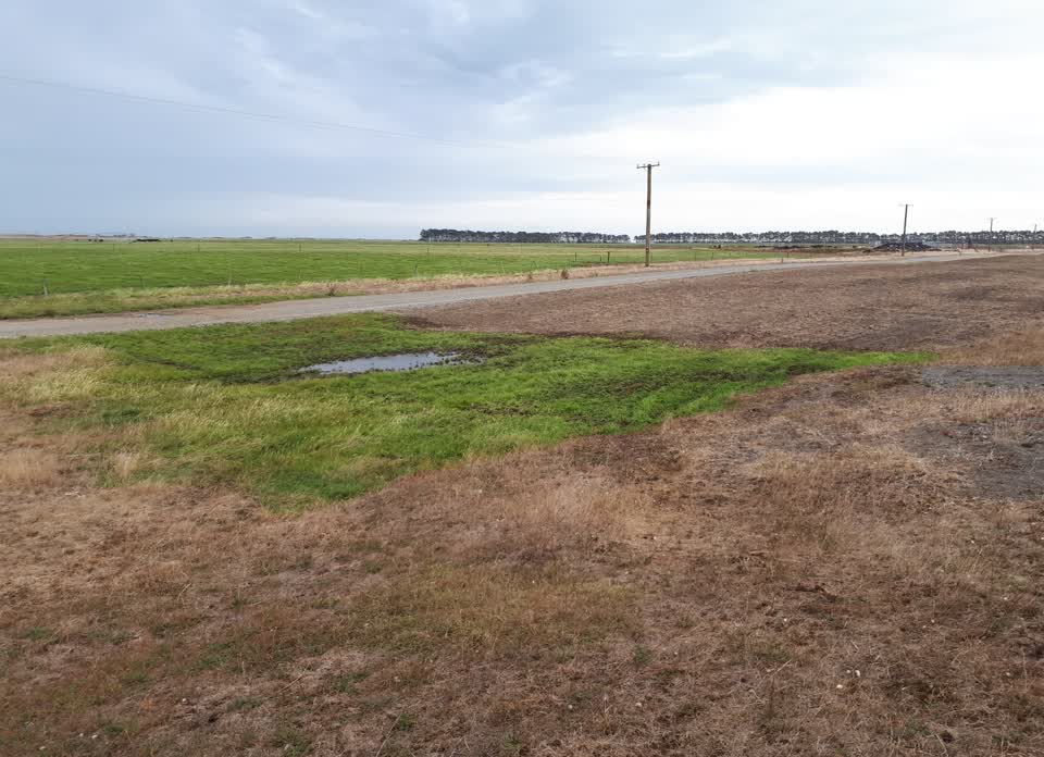 The photograph attached to this flooding report
