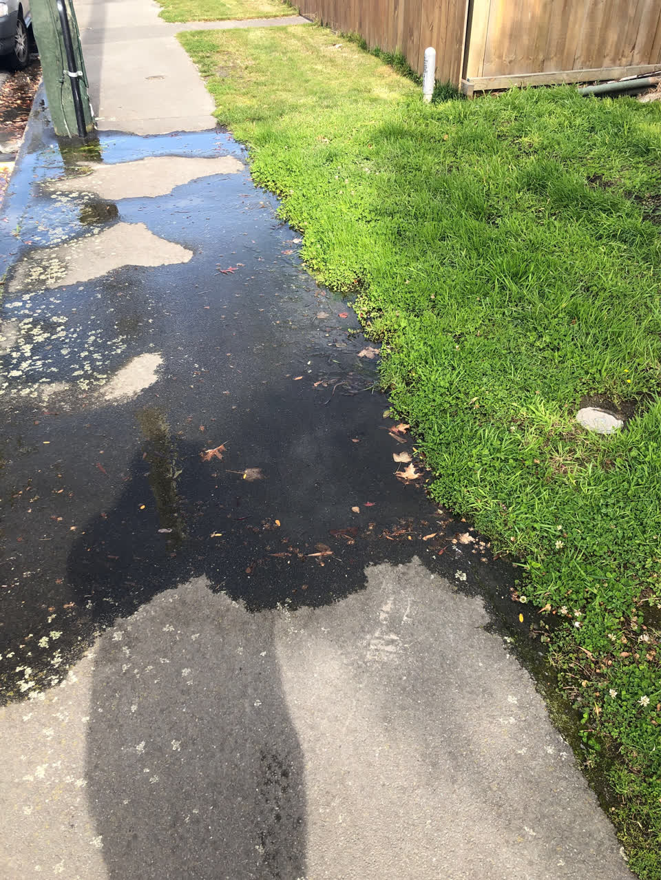 The photograph attached to this water supply report