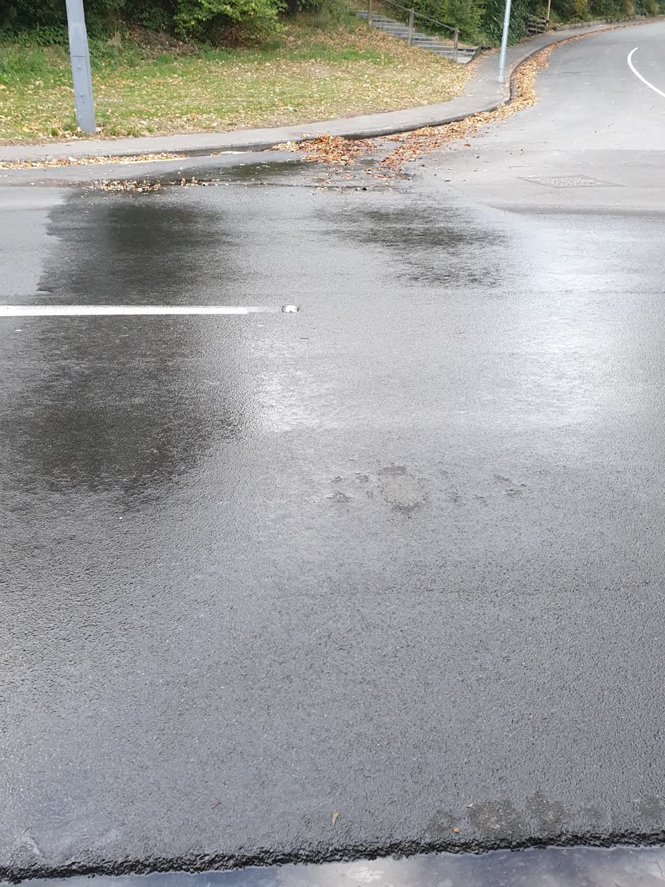 The photograph attached to this flooding report
