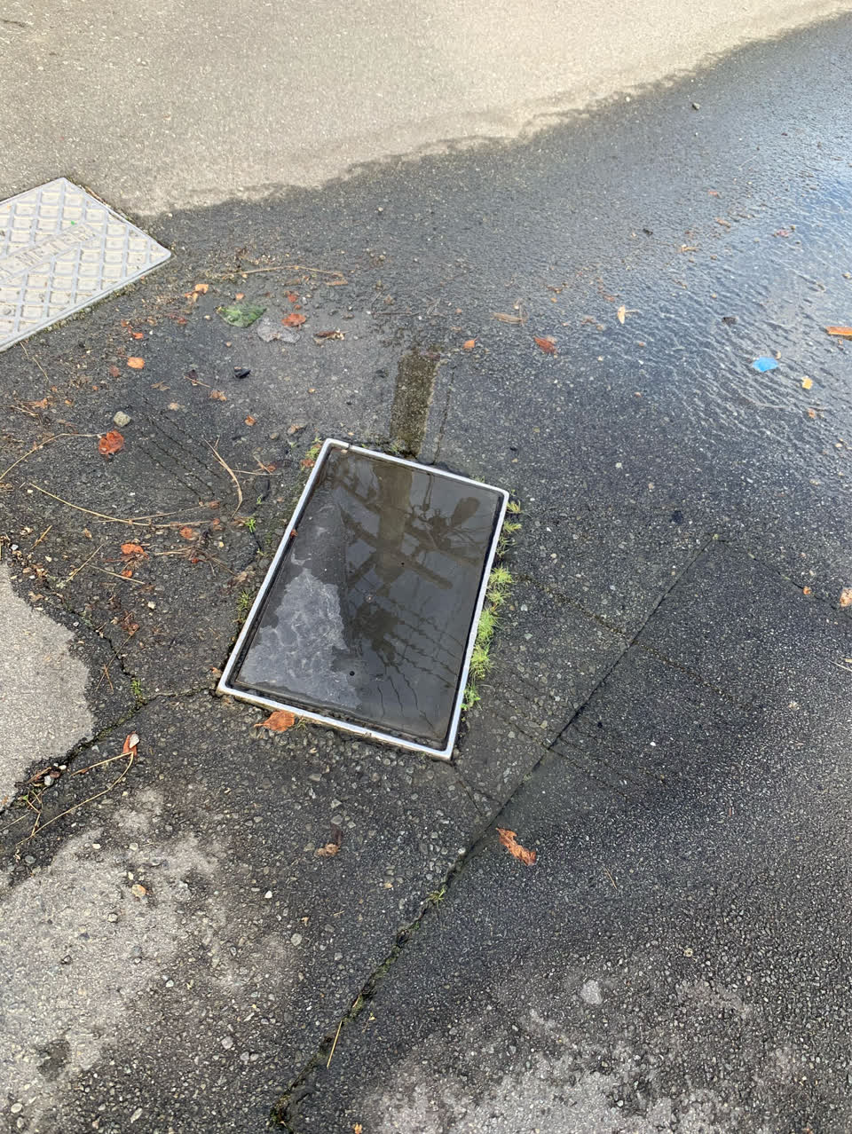 The photograph attached to this wastewater/stormwater report