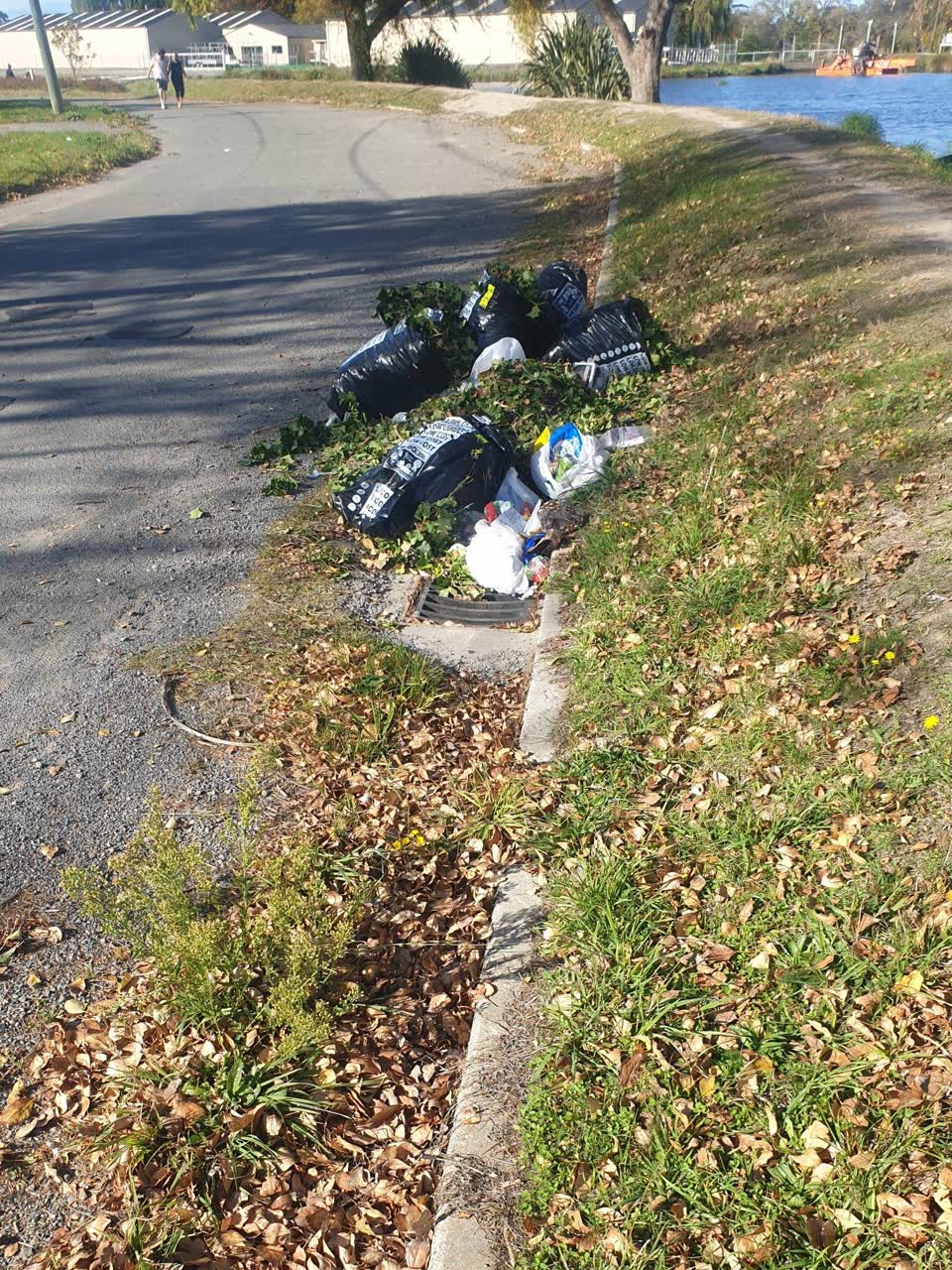 The photograph attached to this rubbish/recycling report