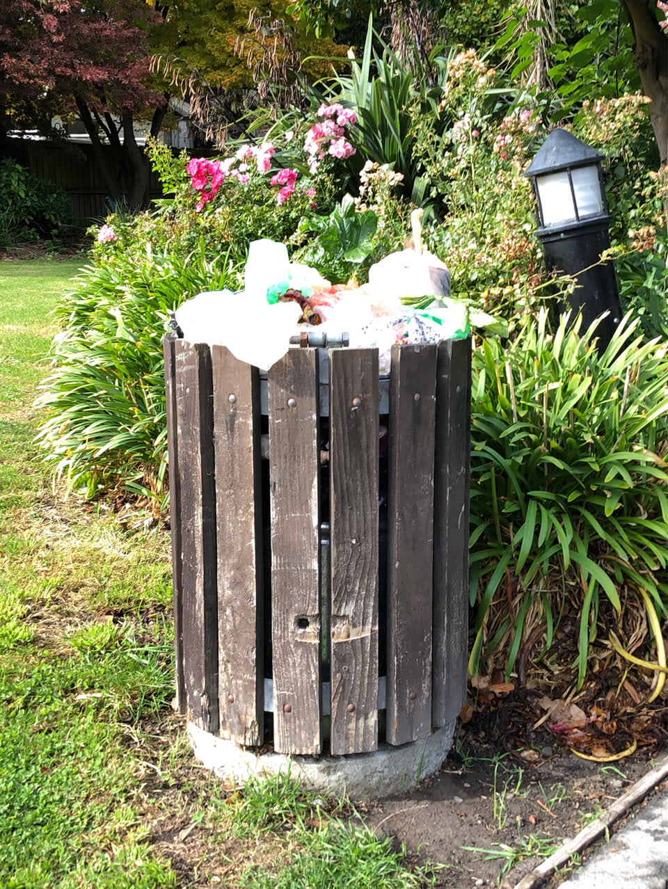 The photograph attached to this parks report