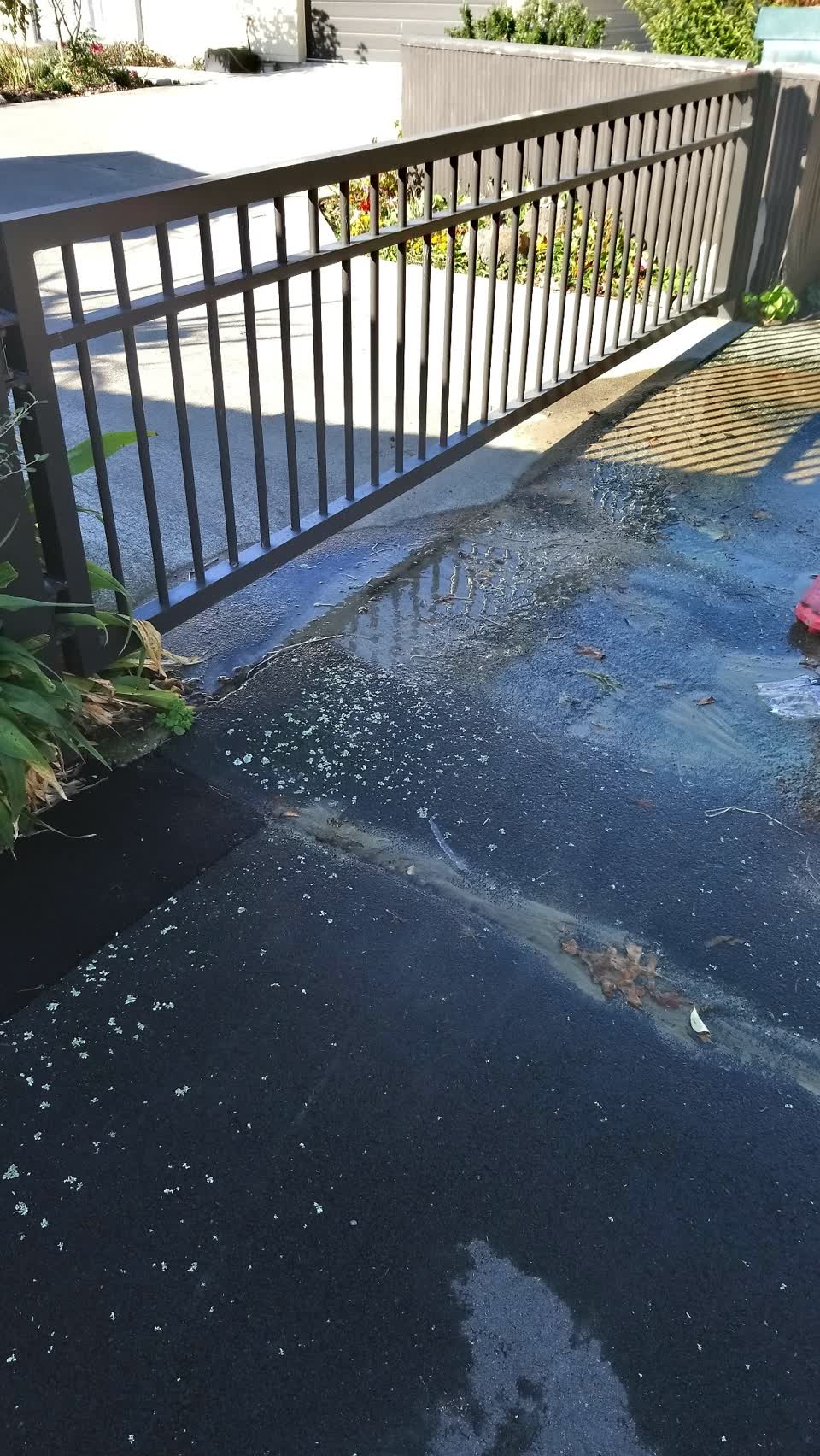 The photograph attached to this water supply report