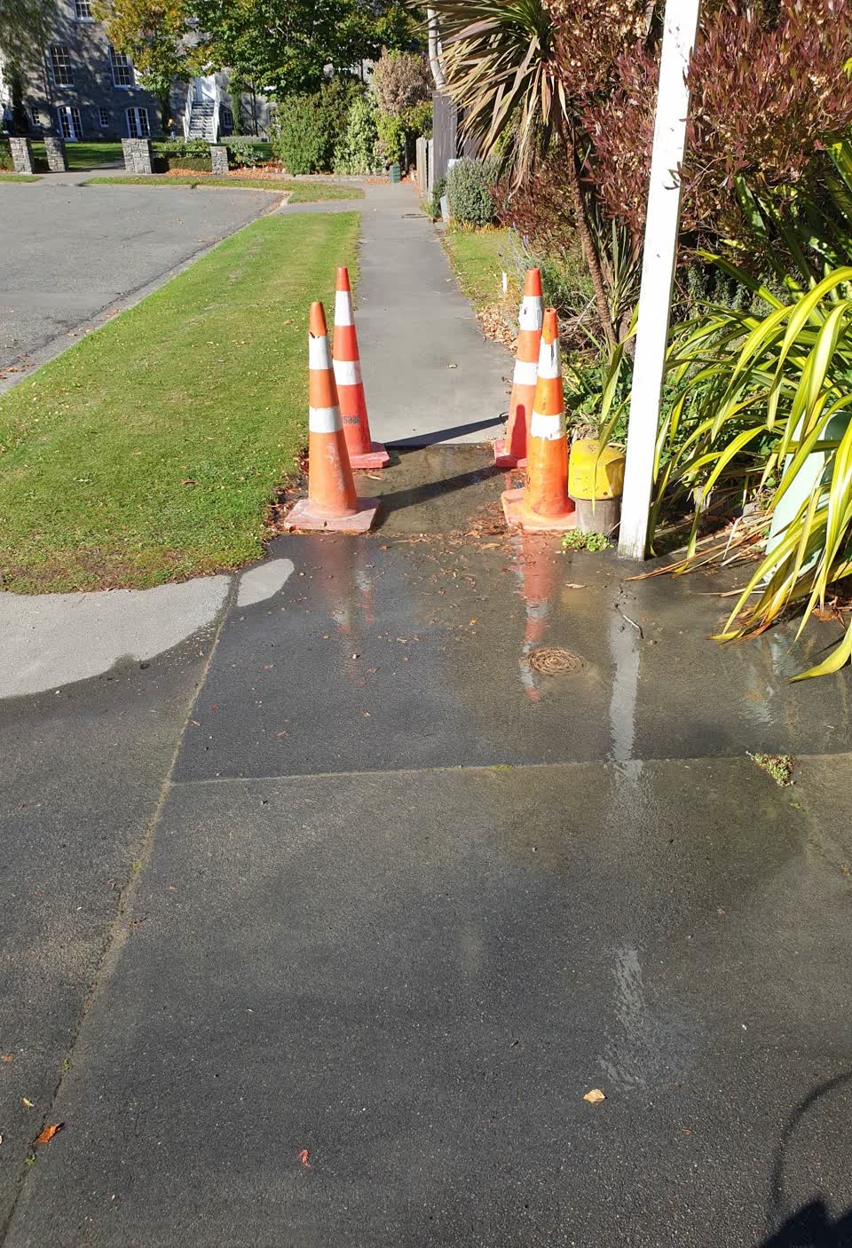 The photograph attached to this water supply report