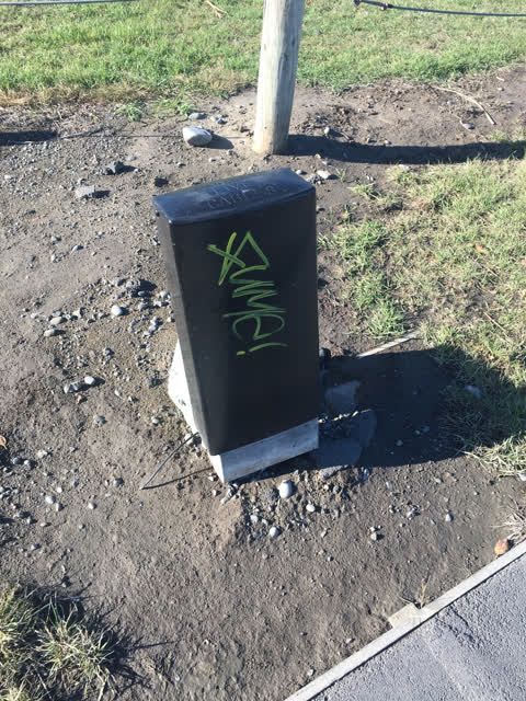 Graffiti, a report photo