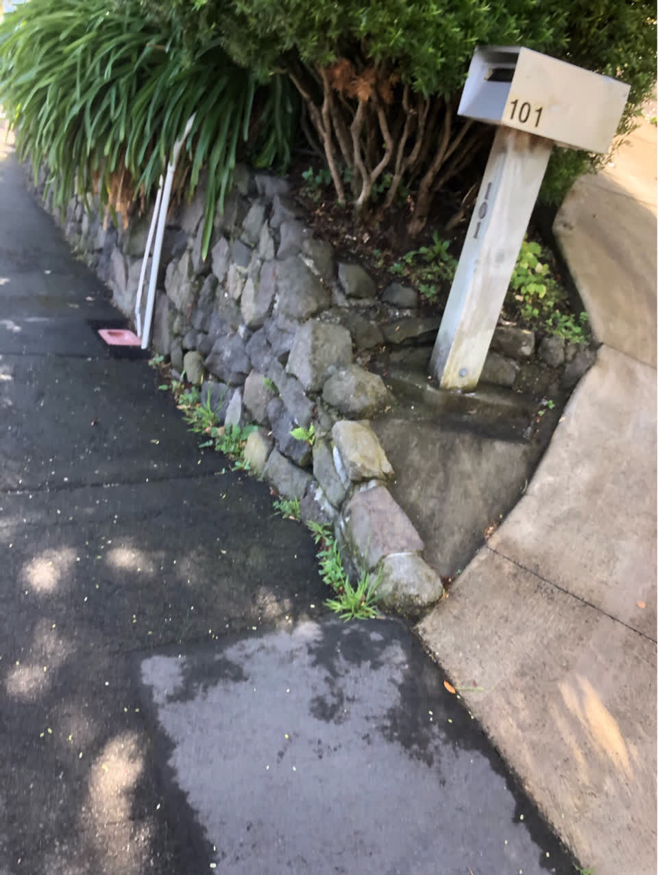 The photograph attached to this wastewater/stormwater report