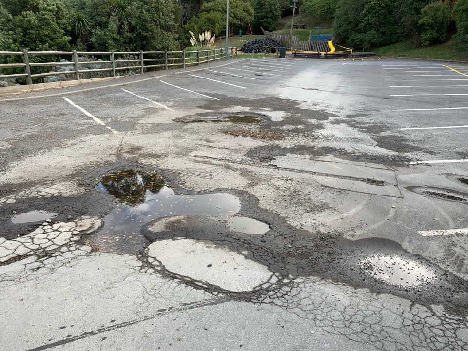 The photograph attached to this parks report