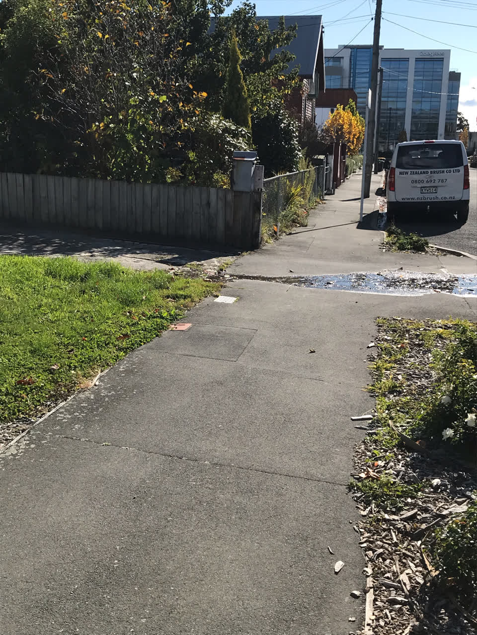 The photograph attached to this water supply report