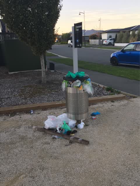 Rubbish/Recycling, a report photo