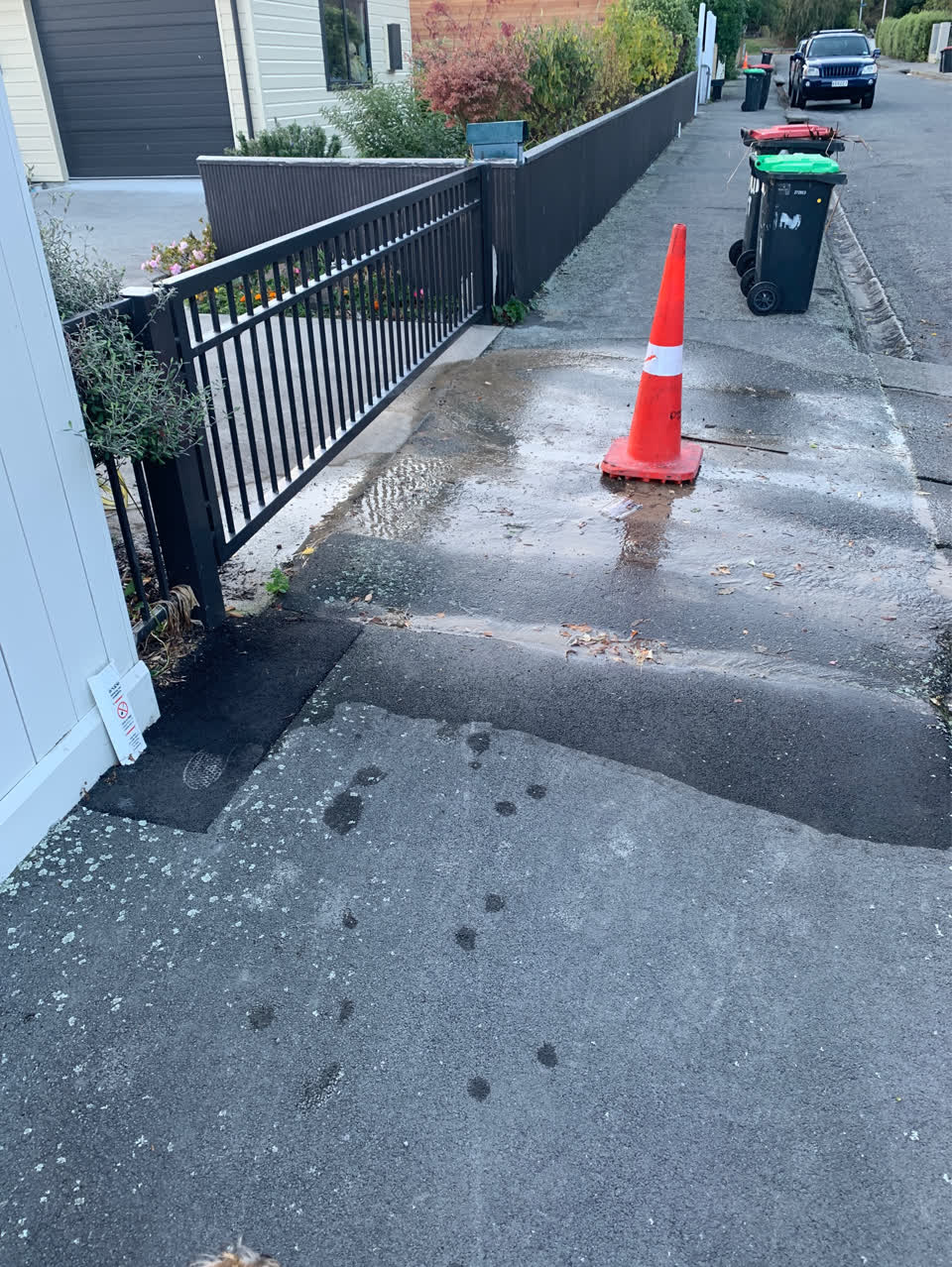 The photograph attached to this water supply report