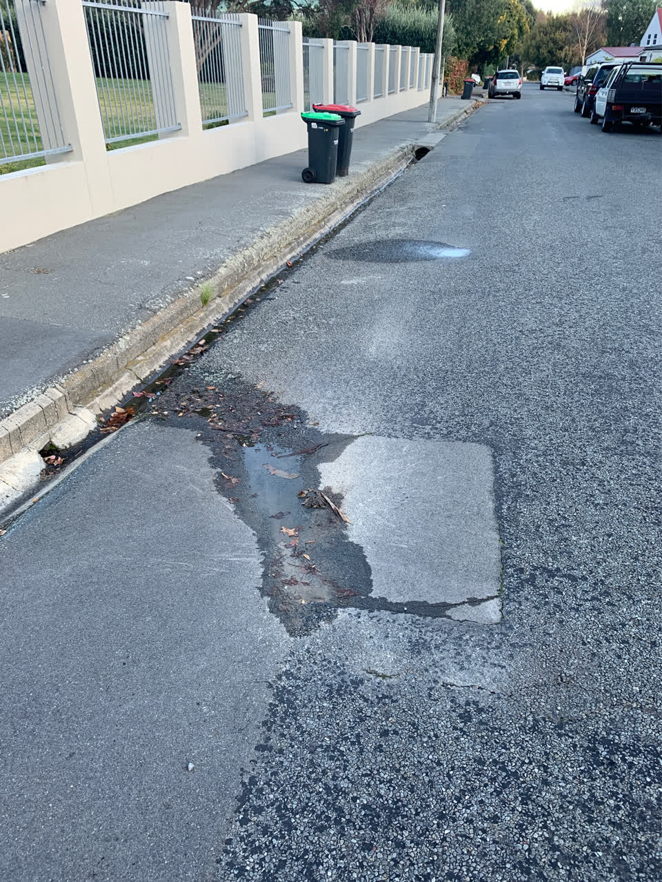 The photograph attached to this water supply report