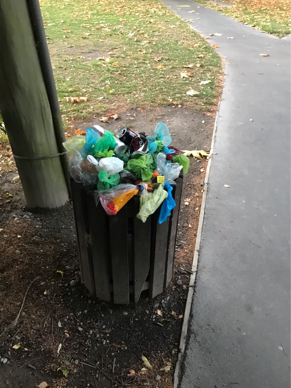 The photograph attached to this parks report