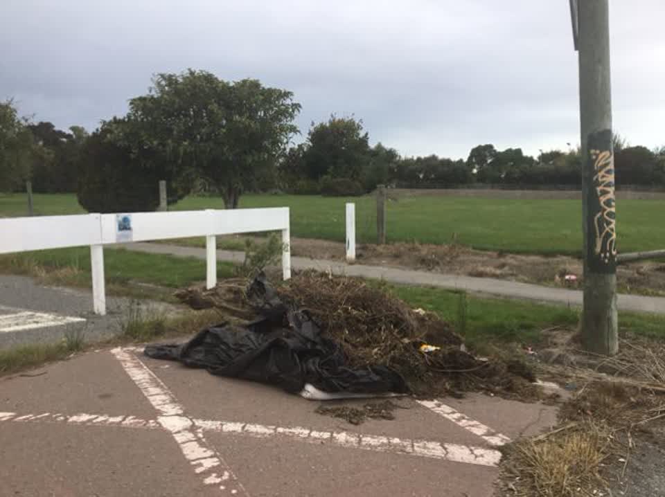 The photograph attached to this rubbish/recycling report
