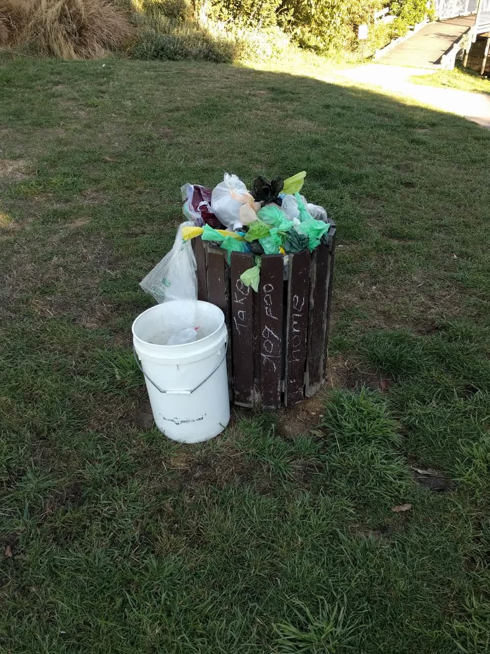 The photograph attached to this parks report