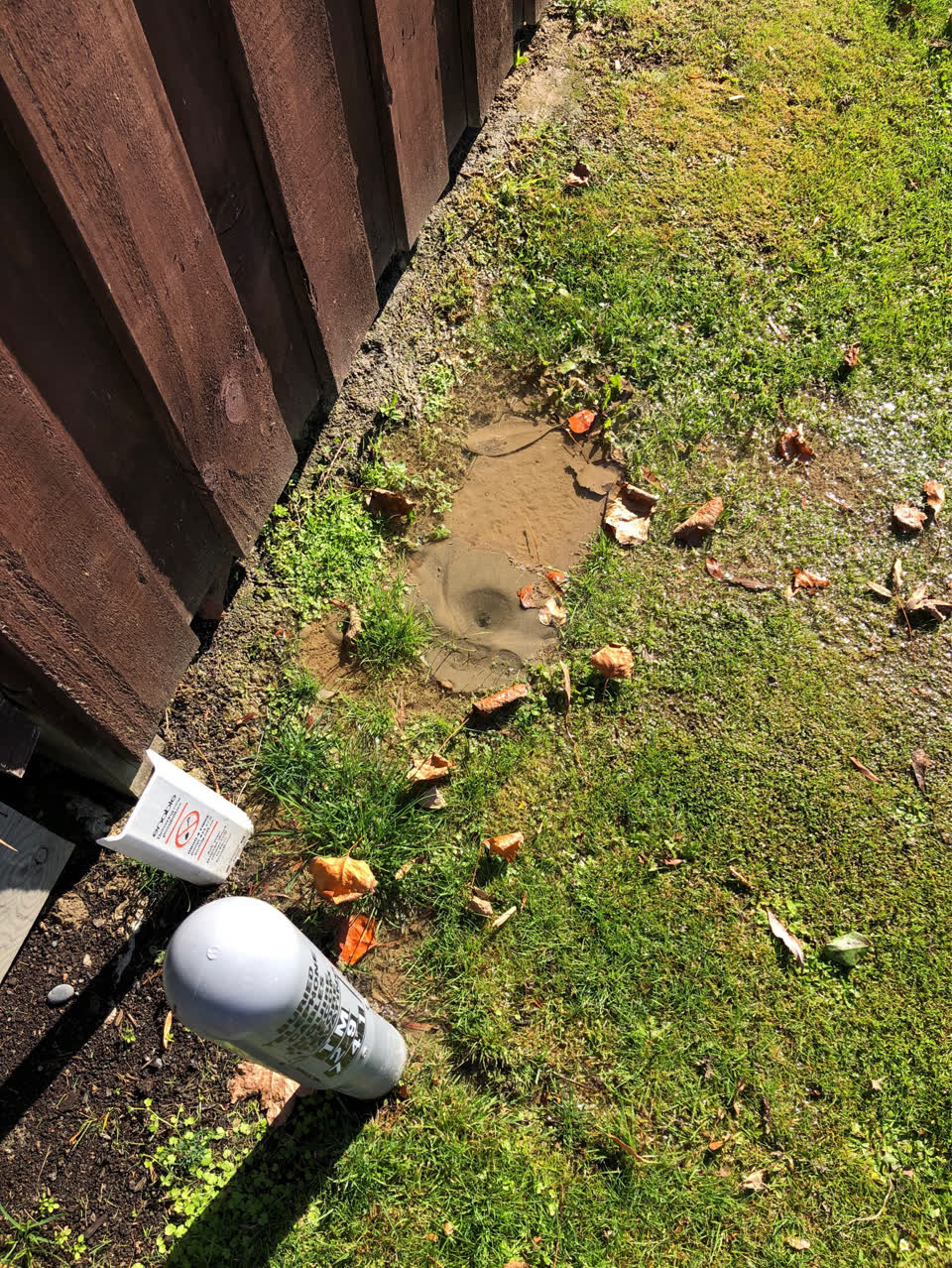 The photograph attached to this water supply report