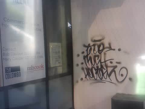 Graffiti, a report photo
