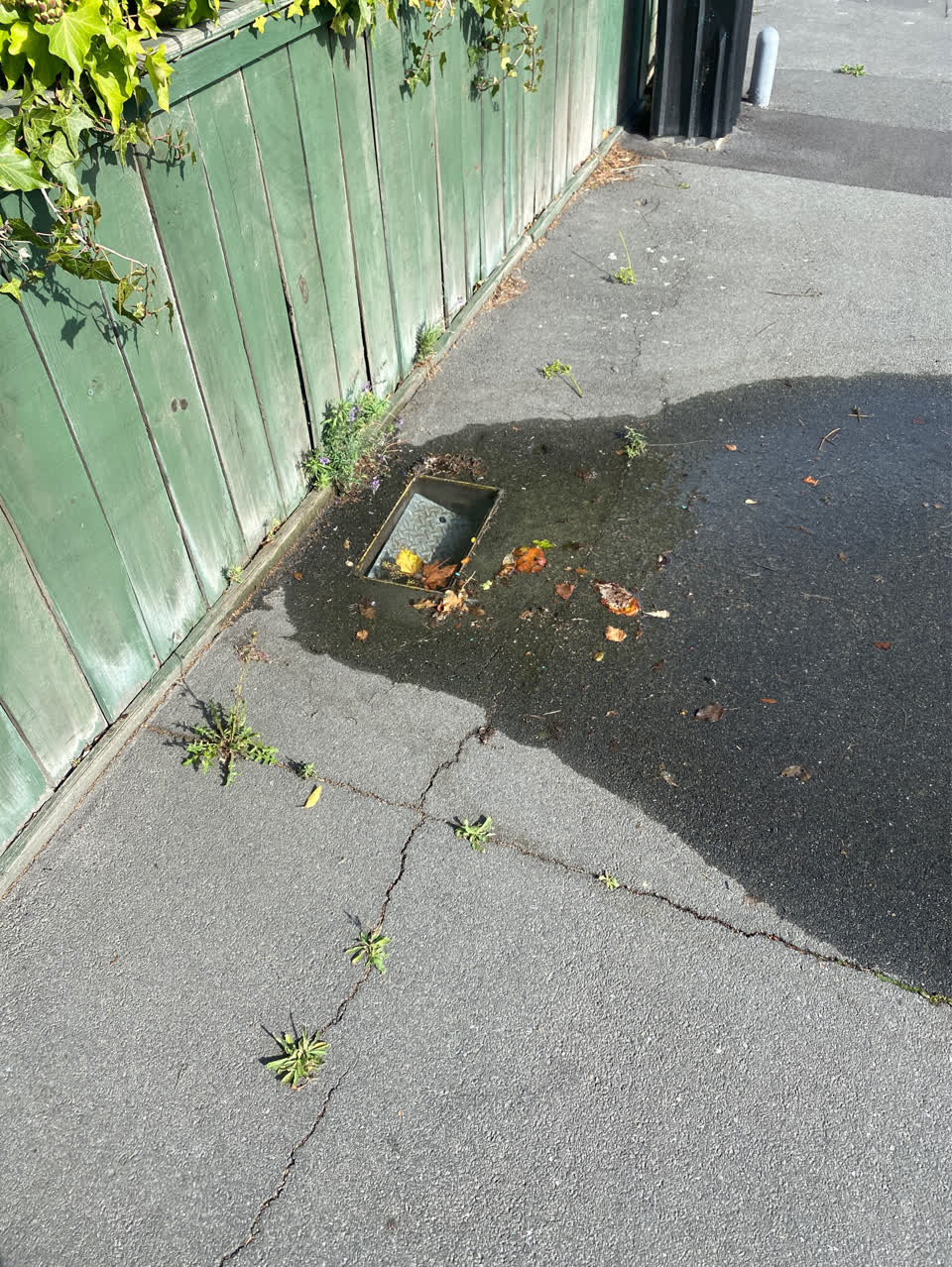 The photograph attached to this wastewater/stormwater report