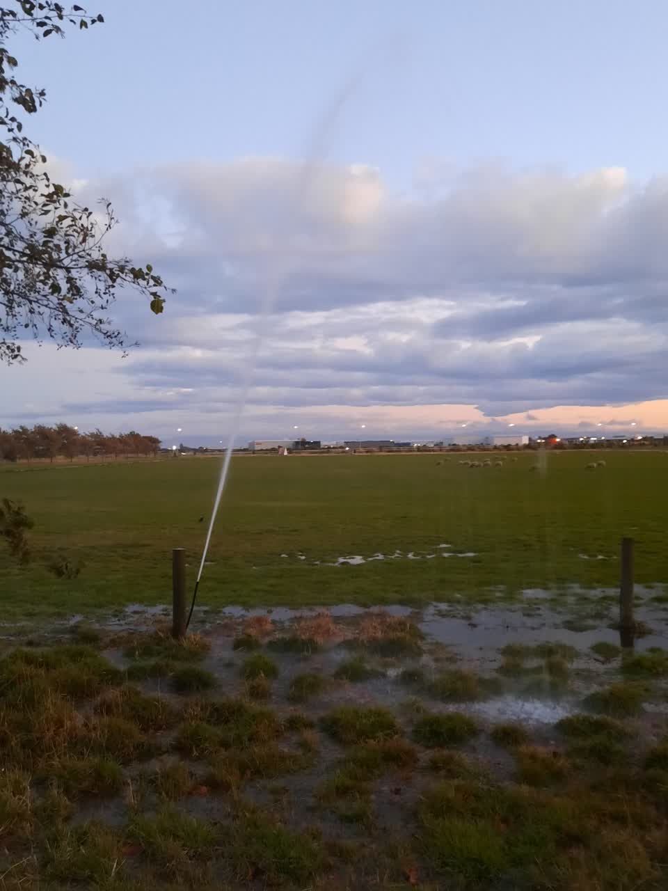 The photograph attached to this water supply report