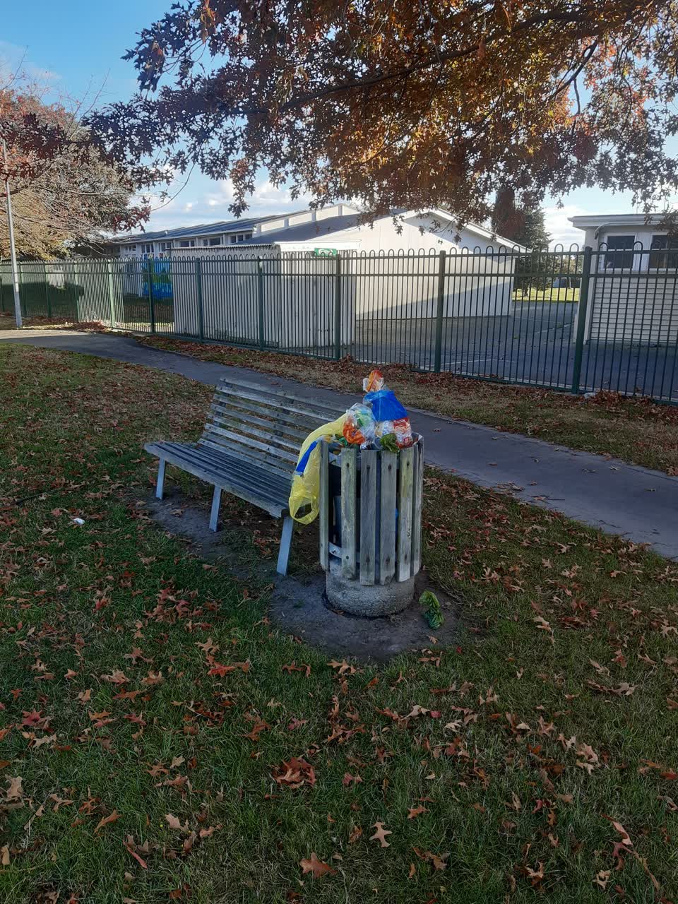 The photograph attached to this parks report