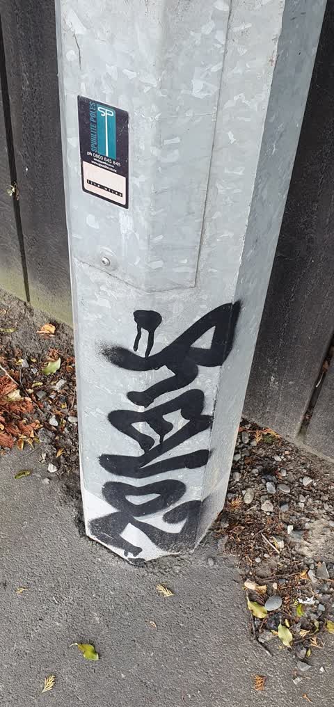 Graffiti, a report photo
