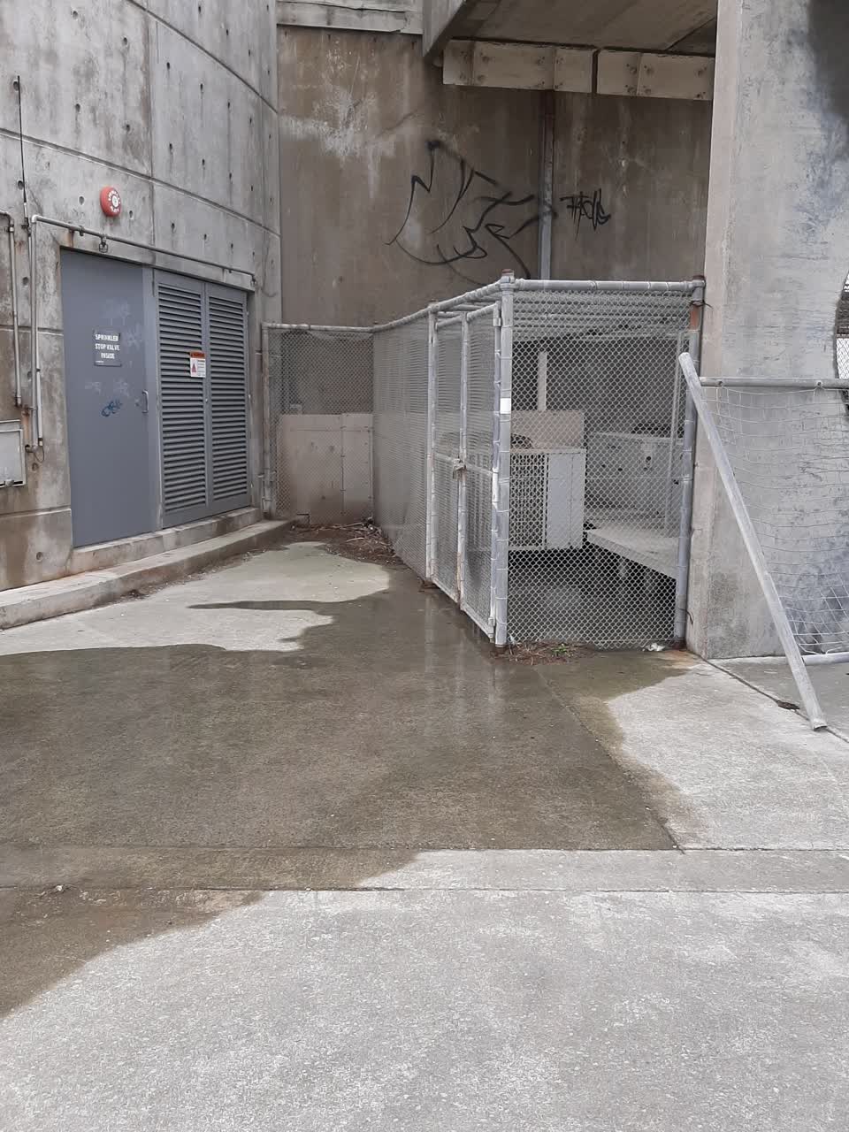 The photograph attached to this flooding report