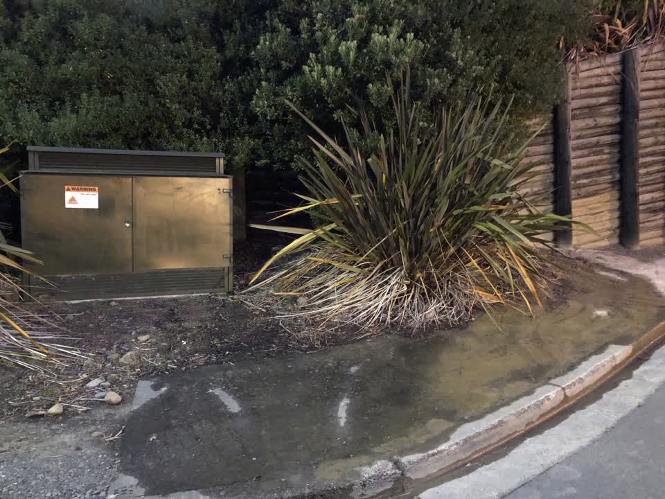 The photograph attached to this wastewater/stormwater report