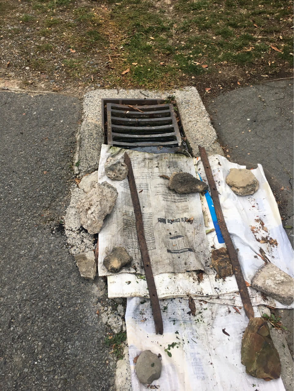 The photograph attached to this wastewater/stormwater report