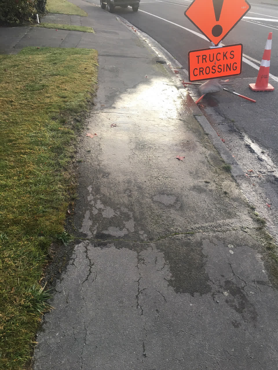 The photograph attached to this water supply report