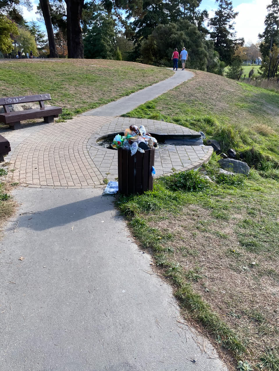 The photograph attached to this parks report