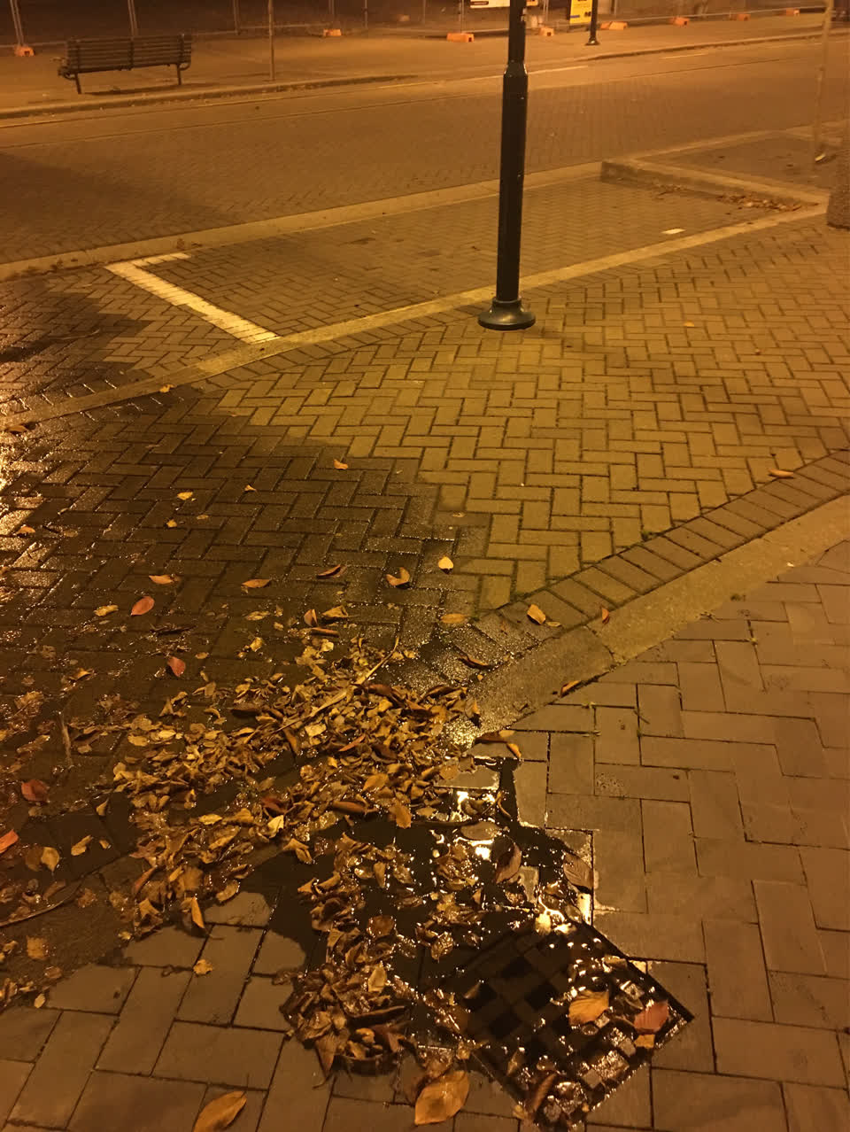 The photograph attached to this wastewater/stormwater report