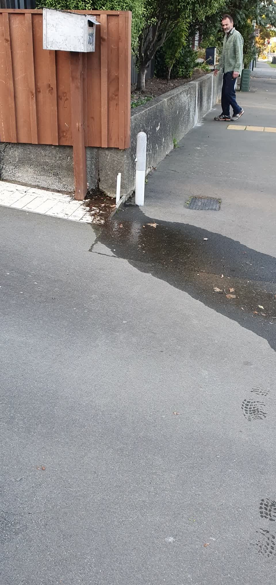 The photograph attached to this water supply report