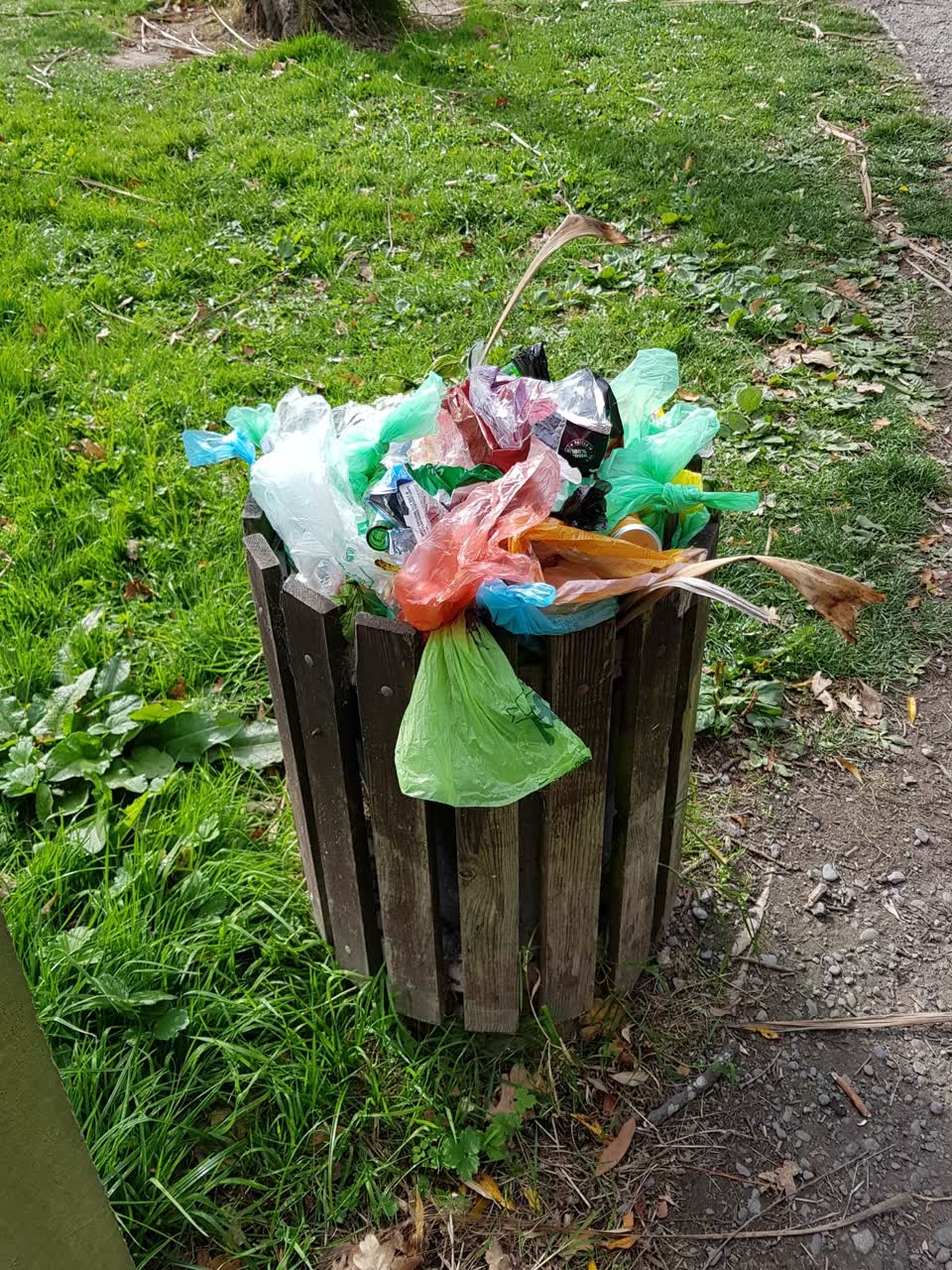 The photograph attached to this rubbish/recycling report