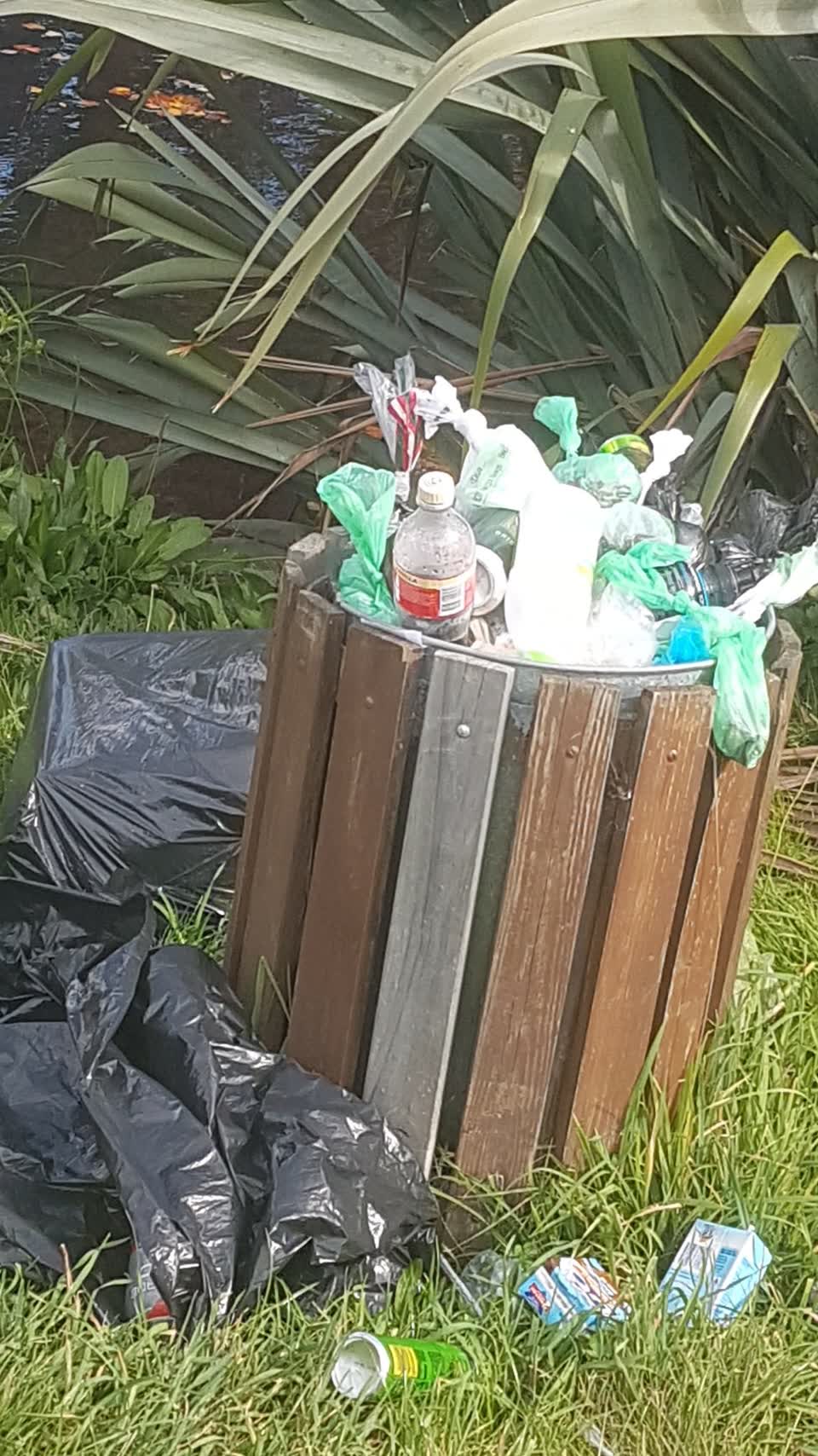 The photograph attached to this rubbish/recycling report